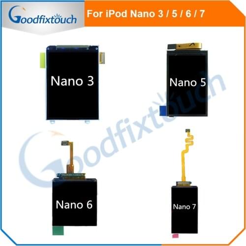 Screen For iPod Nano 7 Nano 6 LCD Display for Nano 5 Nano 3 LCD Screen For iPod Nano 7 LCD Only Original Phone Replacement Test