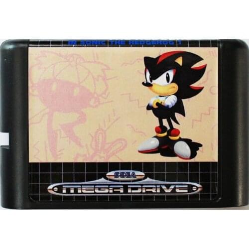 Sonic Shadow 16 bit MD Game Card For Sega Mega Drive For SEGA Genesis