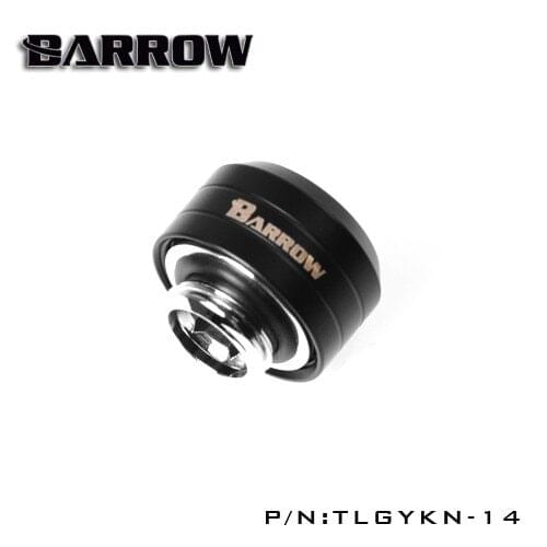 Barrow TLGYKN-14, Choice Gold Black Silver Smooth OD14mm Hard tube fitting hand compression fitting G1 / 4 '' OD14mm hard tube