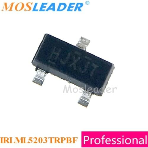 Mosleader 1000PCS IRLML5203 SOT23 IRLML5203TRPBF IRLML5203PBF IRLML5203TR P-Channel 20V 30V High quality Chinese goods