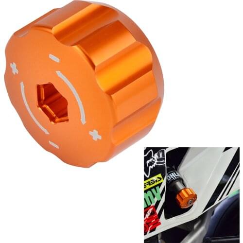 Motorcycle Rear Shock Absorber Knob Adjuster Bolt Screw For KTM 950 990 Adventure ADV S R 2009-2012 2011 Aluminum Accessories