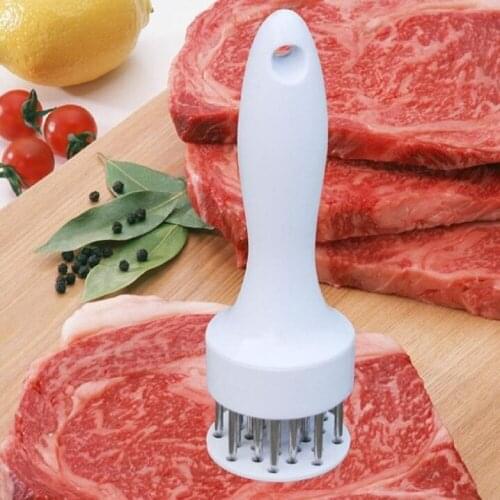 BalleenShiny Steak Pork Chops Quickly Loosen Meat Tenderizer Practical Stainless Steel Pine Meat Needle Home Kitchen Tools