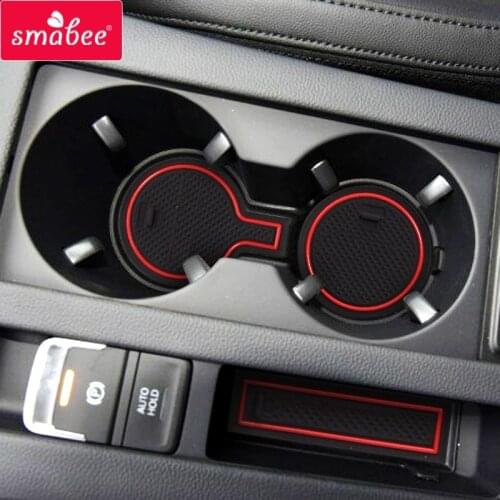 Car Anti-Slip Gate Slot Mat for VW Passat B8 2015 ~ 2019 Volkswagen Variant Alltrack GTE GT Estate Accessories Cup Car Sticker