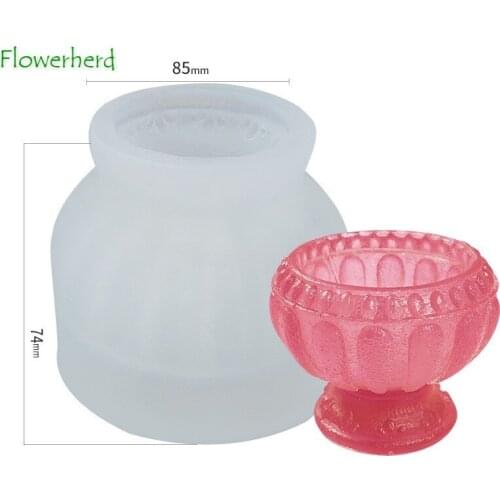 Roman Column Flowerpot Clay Molds Concrete Cement Silicone Mold DIY Resin Molds Venus Body Candle Mould Candle Making Supplies