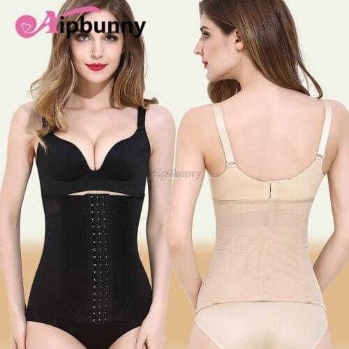 Sexy Waist Bodyshaper Faja Slimming Bone Button Gaine Steel Lingerie Girdle Minceur Trainer Shaper Reductora Seemless