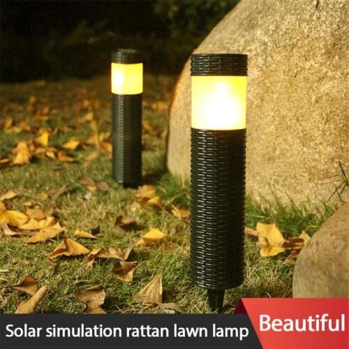 12 LED Patch Lamp Beads Solar Garden Lights Outdoor Landscape Villas Plug-in Household Yard Lamp Waterproof Garden Lawn Light