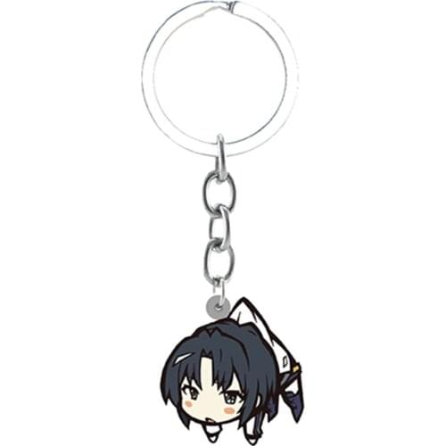 TAFREE Anime IDOLISH7 Resin Pendant Keychain Cartoon Game Funny Q Version Figure Key Holder Boys Girls Fashion Jewelry