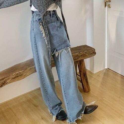 Zhangweiwei Women's Straight Jeans