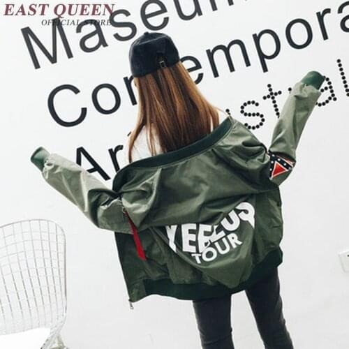 Women bomber jackets long sleeve female bomber jackets pilot bomber jacket women 2018 new arrivals NN0698 H