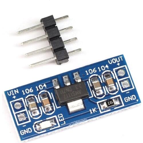 10pcs AMS1117 3.3V 5V power supply module AMS1117-5.0V power module AMS1117-3.3V