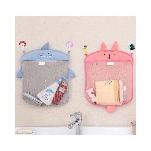40X35cm Wall Hanging Storage Bag Knitted Bag Baby Bath Net Toy Basket Organizer Bag Hanging Organizers