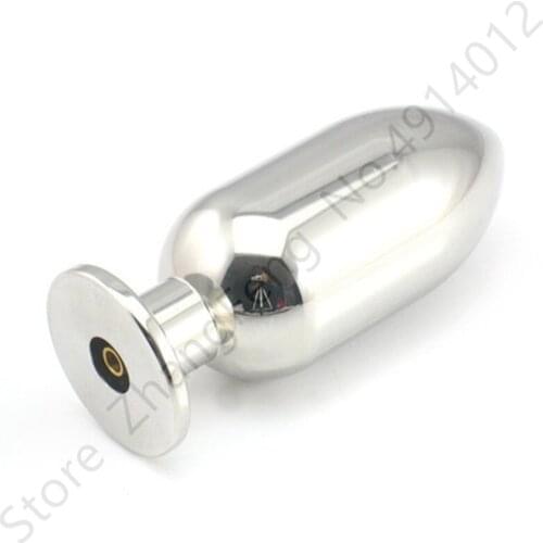 Stainless steel heavy anal dildo big butt plug cleaning enema syringe Cleaning Plug sex shop adult Sex toys for man Gay anal sex