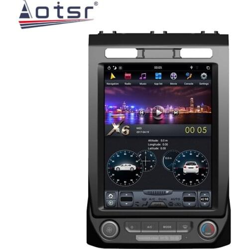 128G Tesla Style IPS Screen Android 9 PX6 Car Player For Ford Expedition 2018 2019 2020 Radio GPS Navigation CarPlay Autostereo