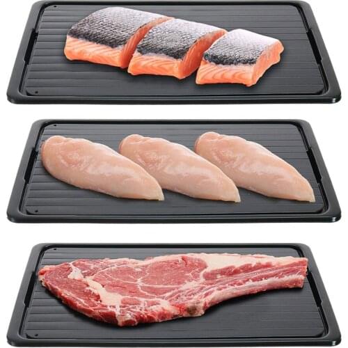 Fast Defrosting Tray Thaw Frozen Food Meat Fruit Quick Defrosting Plate Board Defrost Kitchen Gadget Tool