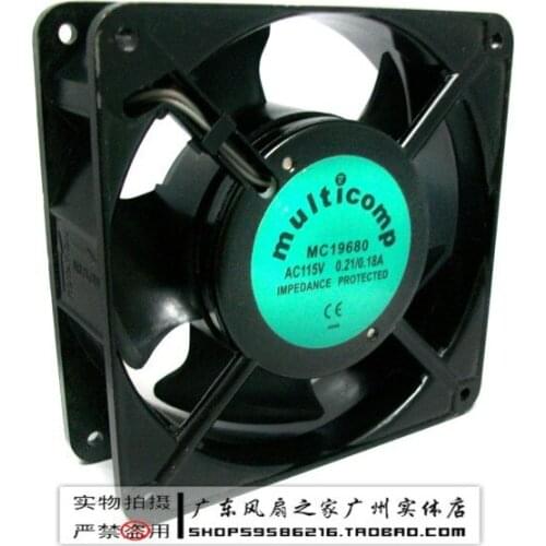 For muiticomp 12 1238 dual ball 115v plug ac fan