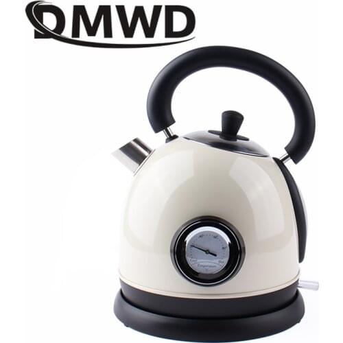 Long Spout Mouth Electric Kettle Stainless Steel Hot Water Thermal Heating Boiler Pot Auto Power Off Boiling Heater Teapot 1.8L