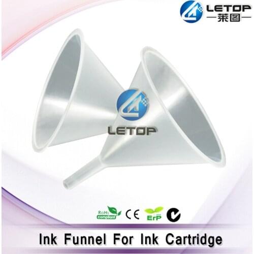 GOOD PRICE!!! Inkjet printer transparent ink funnel for solvent printer ink cartridge