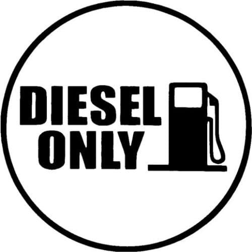 LLY-0039 Creativity Diesel Fun Fuel Car Sticker PVC Fashionable Waterproof Sunscreen Auto Motorcycle Self-adhesive Decal Decor