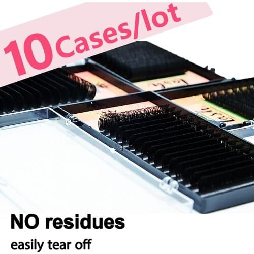 MASSCAKU 16 Lines Eyelashes Maquiagem Super Soft Natural High Quality Synthetic Mink Matte Black