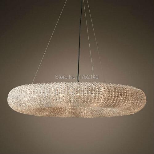 MUCHTING Crystal Pendant Lights