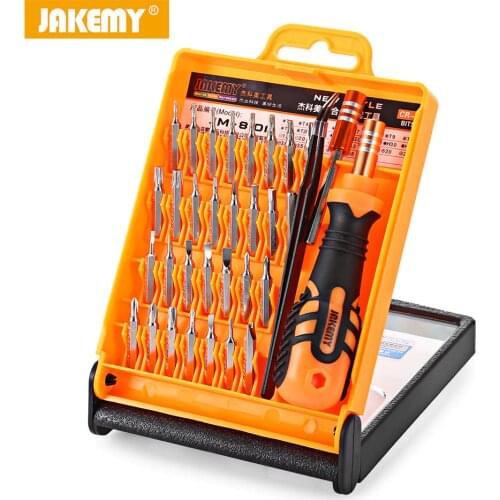 JAKEMY JM-8101 33 in 1 Multifunctional Precision Screwdriver Set For iPhone Laptop Mini Electronic Bits Repair Tools Kit Set
