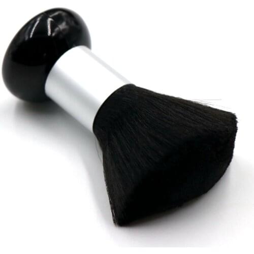 The New Soft Black Neck Face Duster Brushes Barber Hair Clean Hairbrush Salon Cutting Hairdressing Styling Makeup Tool brushes