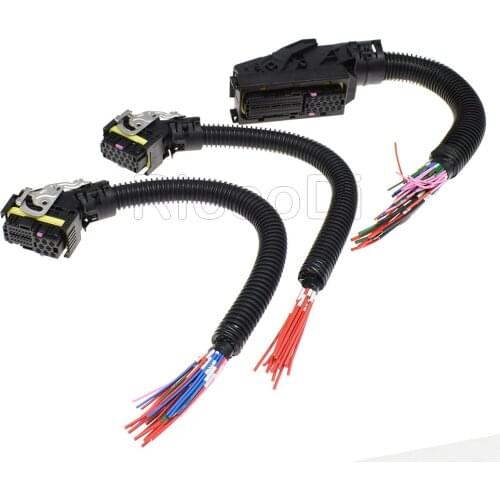 1Pcs 16/36/81Pin ECU Socket Automotive Injector Module Plug EDC7 Common Rail Connector PC Board With Wire Harness For Boschs