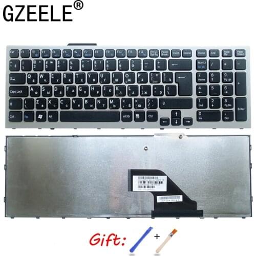 Russian laptop keyboard for SONY Vaio PCG-81113L PCG-81112M 81113M 81212M 81213M VPC-F VPC-F11 VPC-F119 F11 F138 silver New