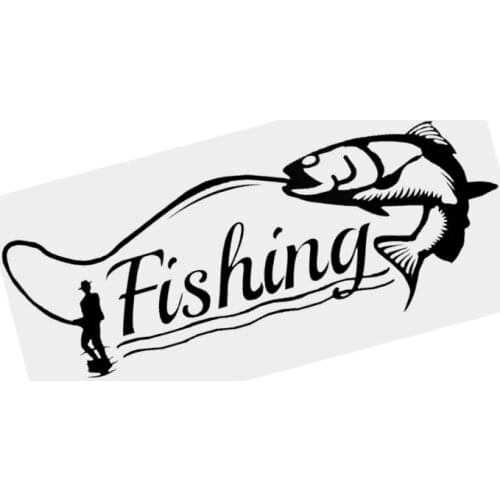S51064 Various Sizes/Colors Car Stickers Vinyl Decal Fishing Hunter Motorcycle Decorative Accessories Creative Waterproof