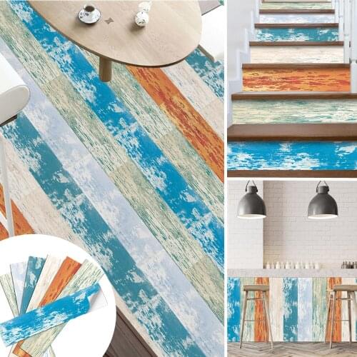 Self Adhesive Wood Grain Wallpaper Peel and Stick Vinyl Contact Paper Decor Waterproof Wall Tile Stickers for Home Decoration