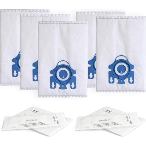 Replacement GN 3D Dust Bag for Miele Canister S2, S5, S8, Classic C1, Complete C2 and Complete C3 Vacuum Cleaner