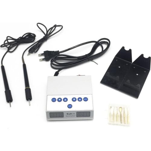 Dental Lab Electric Thin Waxer Carving knife Machine Double Pen 6 Wax Tip Pot Dental Lab Equipment