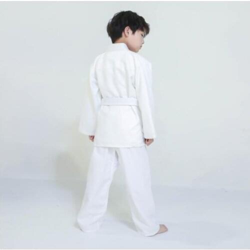 Unisex adult childrens Taefeng judo suit thickened professional competition training pure cotton marital arts kungfu judo group