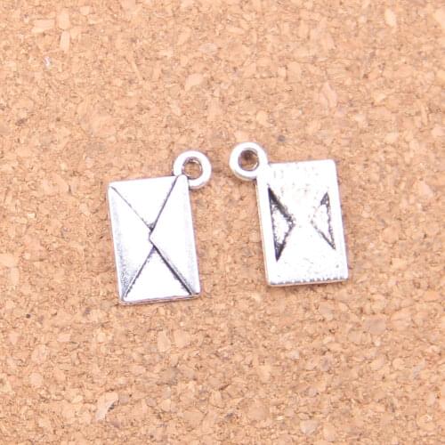 20pcs Charms letter envelope 15x11mm Antique Pendants,Vintage Tibetan Silver Jewelry,DIY for bracelet necklace