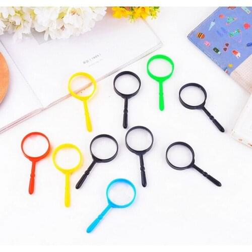 3X Handheld Pocket Magnifying Glass Lovely Jewllery Magnifier Glasses Magnification Magnifier For Seniors Kids
