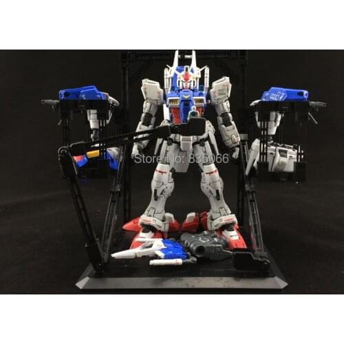 Japanese Gundam scenario building Mechanical chain base robot Equipment rack Display stand action figure