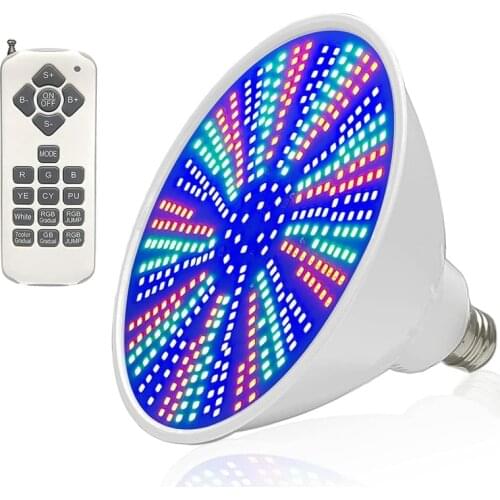 Pool Light Bulb 120V 40W RGB Color Changing LED Pool Light for Inground Pool Replacement for Pentair and Hayward Fixture