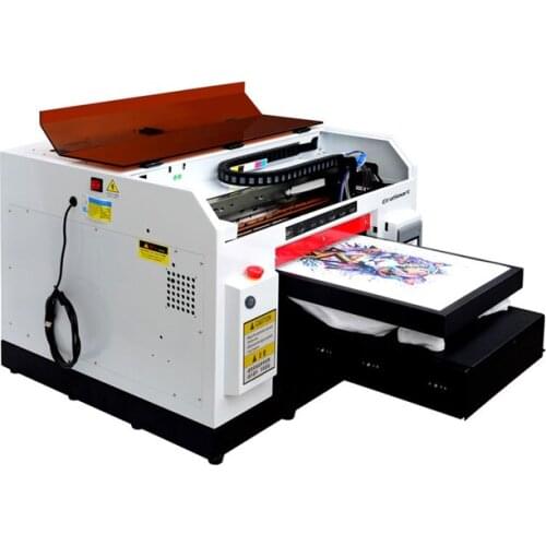 LY A33 3040 Touch Screen Automatic Flatbed UV DTG Inkjet Printer Machine 8 Colors Epson DX5 Printing Head 2880 DPI