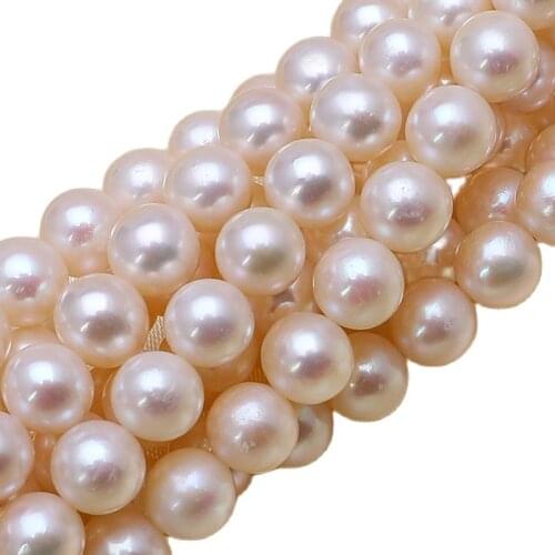 MADALENA SARARA 7-8mm AAA Freshwater Pearl Genuine Natural Pearl Pink White Purple For DIY Jewelry Making 18" Factory Wholesale