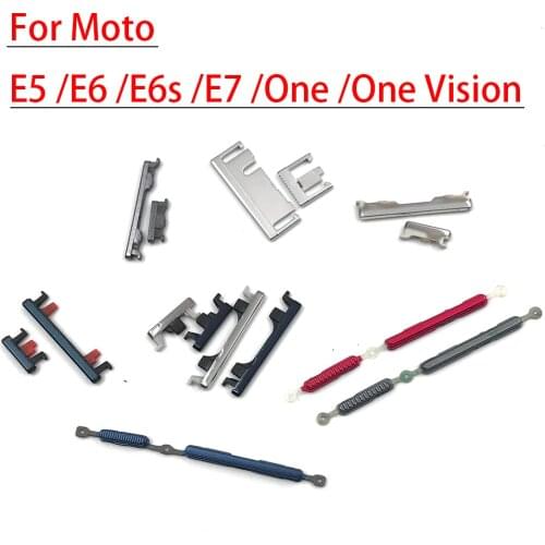 New Power Volume Side Button Key For Motorola Moto One Vision X Play E6S E6 E5 E7/ E2020