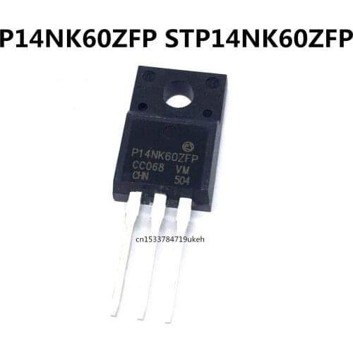Original 5pcs/ P14NK60ZFP STP14NK60ZFP TO-220F