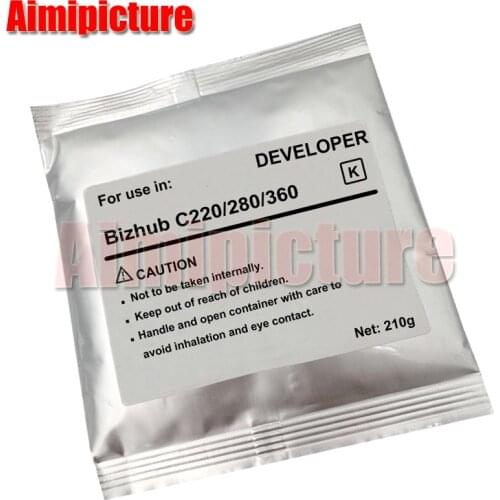 DV311 C220 C280 C360 Developer Powder For Konica Minolta copier parts compatible with C 220 280 360 Developer 4*210g/LOT