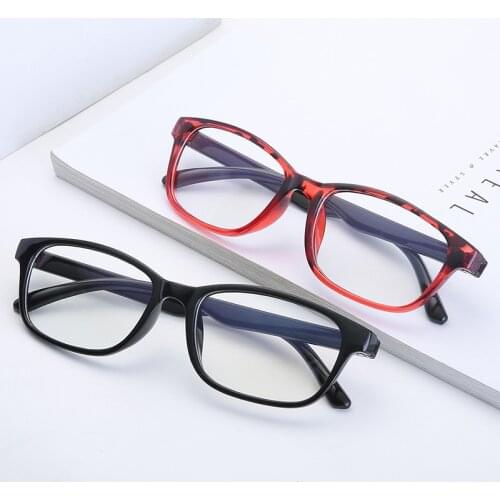 Transparent Computer Glasses Frame Women Men Anti Blue Light square Eyewear Blocking Glasses Optical Spectacle Eyeglass