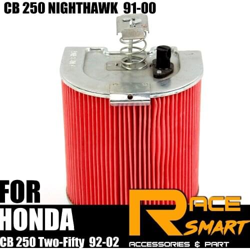 Air Filter Replaceable For HONDA CB 250 Two-Fifty 1992-2002 CB 250 NIGHTHAWK AirFilter Motorcycle Intake Cleaner Filters