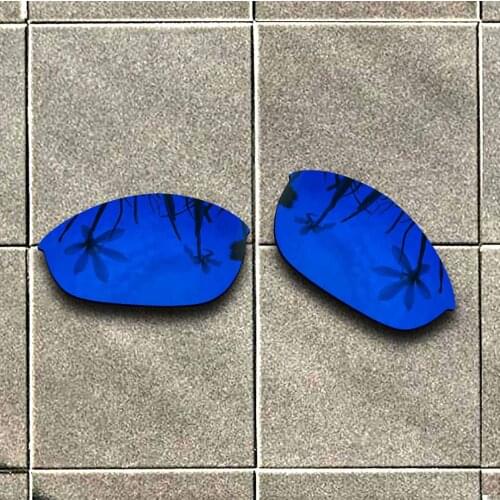 Deep Blue Polarized Sunglasses Replacement Lens for-Oakley Half Jacket Frame 100% UV Protection Good Fitness