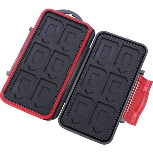 High Quality Card Protector 12 Slots SD/TF Cards Case Storage Box Card Organizing Placing Boxes