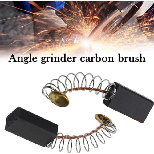 10 Pcs Multi-size Carbon Brush Replacement For Electric Angle Grinder Cutting Machine Polisher Ferramentas