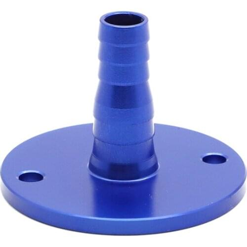 3/8" 1/2" For RV Fresh Water Drain Valve Flange CNC Aluminum Black Red Silver Blue