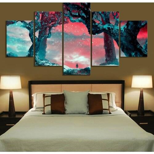 Abstract Art Ninja Pictures SEKIRO Shadows Die Twice Video Games Art Landscape Wall Paintings Canvas Art Frameless Paintings