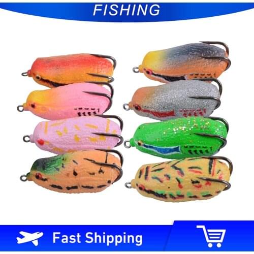 ILure High Quality Fishing Lure Frog Lure 70mm/25g 3D Eyes Bullfrog Kopper Live Soft Bait Bass Lure Fishing Tackle
